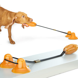 Why Your Pet Needs the Multifunction Double Tug Rope Ball Suction Bite Toy