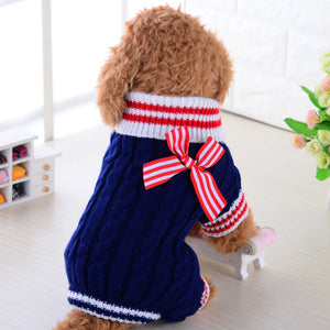 Keep Your Pets Cozy This Winter with Our Warm Knitted Sweater