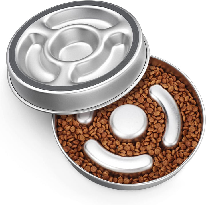 Transform Mealtime with the Pet Slow Feeding Bowl Stainless Steel Neck Protector