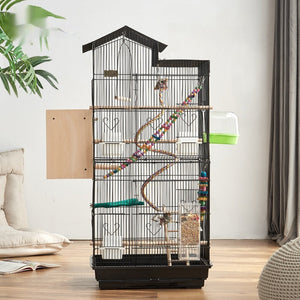 Discover the Super Large Luxury Pet Bird Cage Villa Style Breeding Enclosure