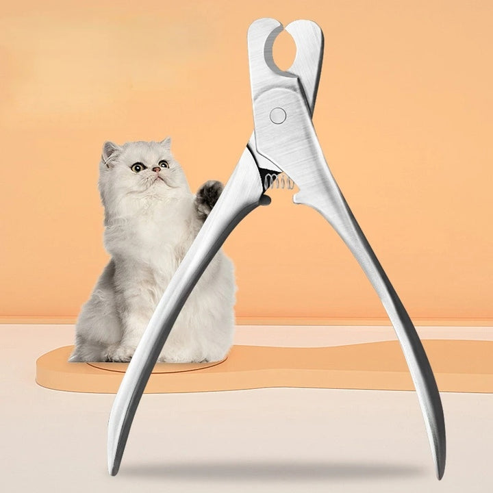 Professional Stainless Steel Pet Nail Clipper Safety Grooming Tool