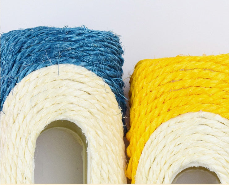 Pet Long Sisal Drum Scratching Toy Three Piece Set