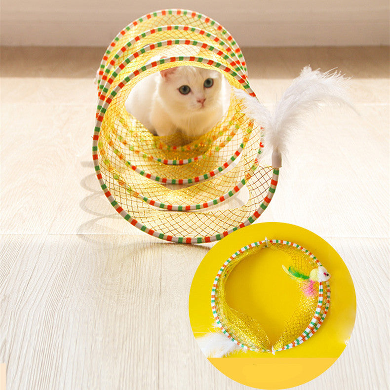 Pet Foldable Tunnel Storage Toy