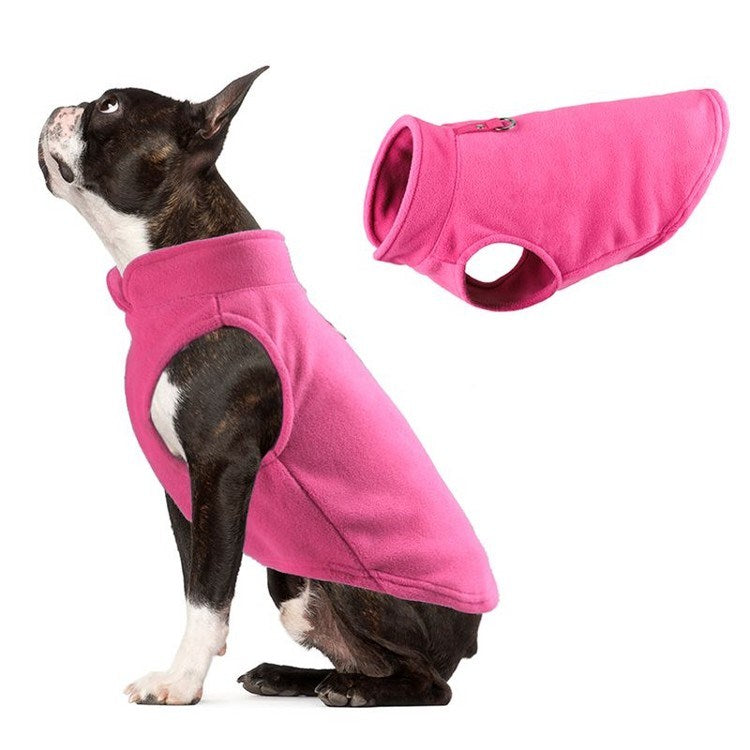 Fleece Pet Clothes Warm Coat Jacket Vest Apparel