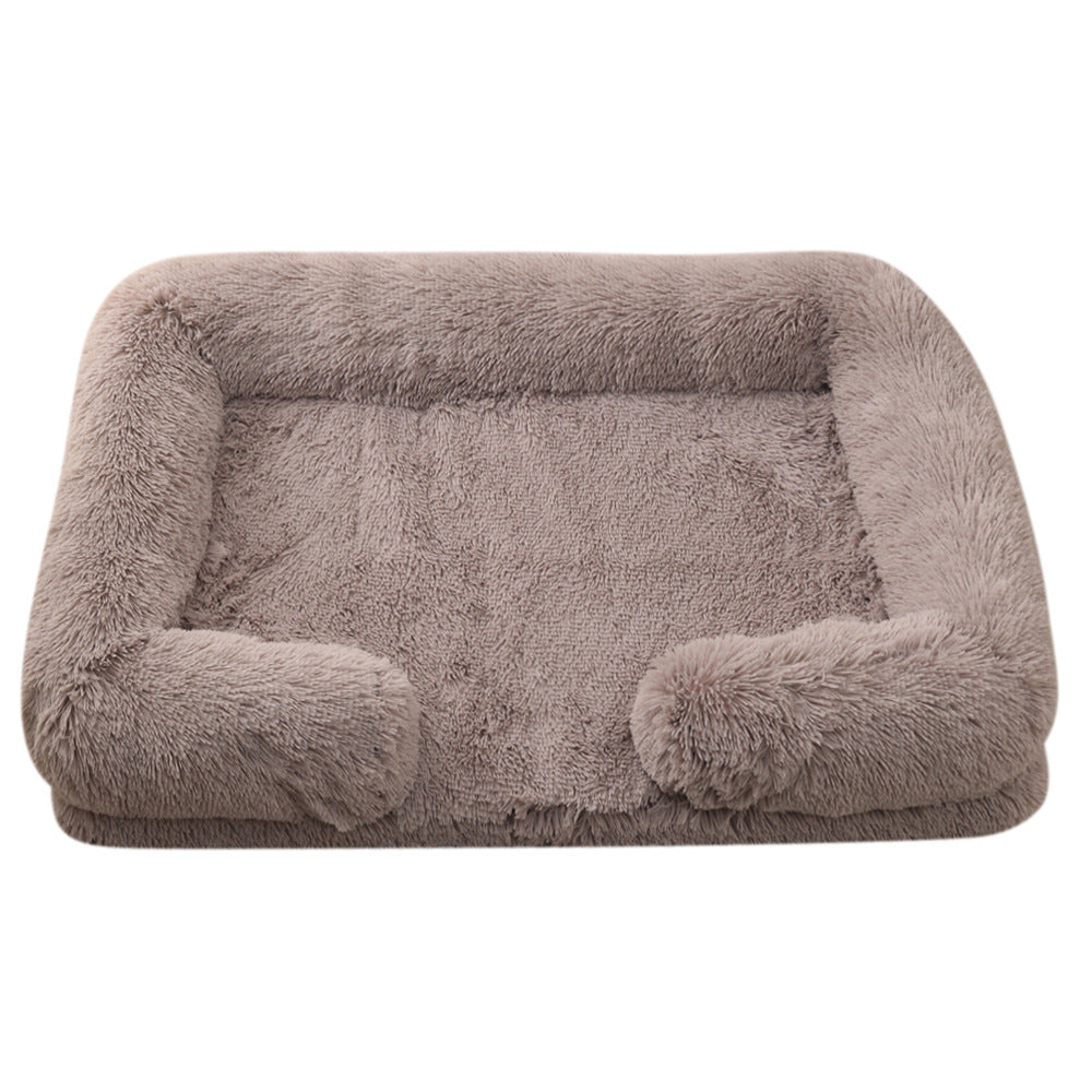 Pet Plush Round Winter Bed Warm Sleeping Mat
