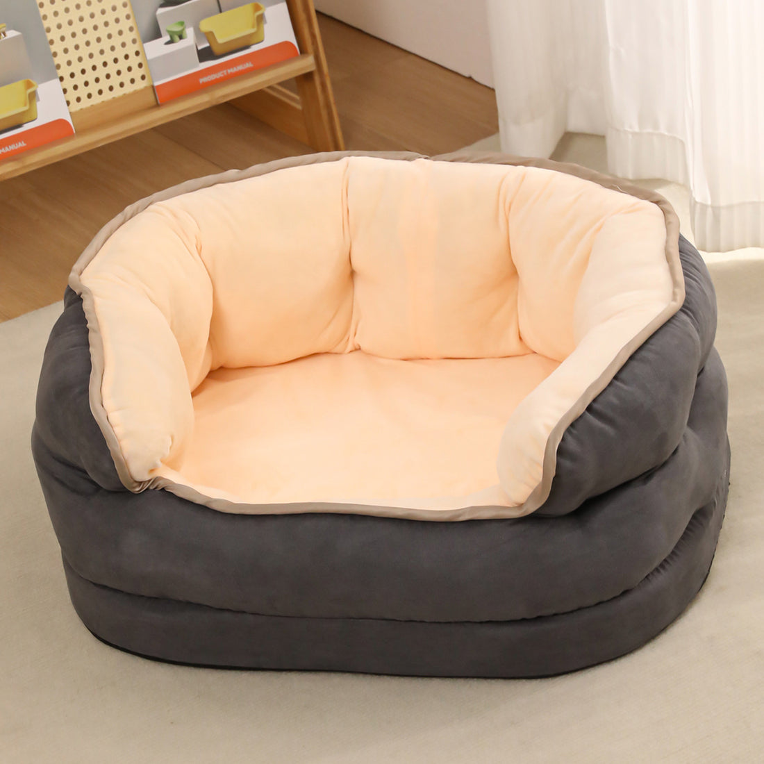 Pet Plush Sofa Bed Warm Thick Washable Mattress Kennel Supplies