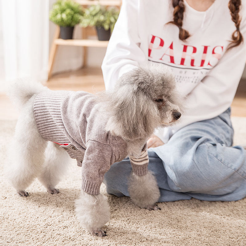 Warm Comfortable Pet Sweater Coat Winter Wear