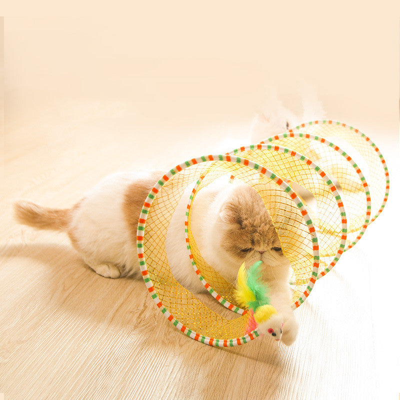 Pet Foldable Tunnel Storage Toy