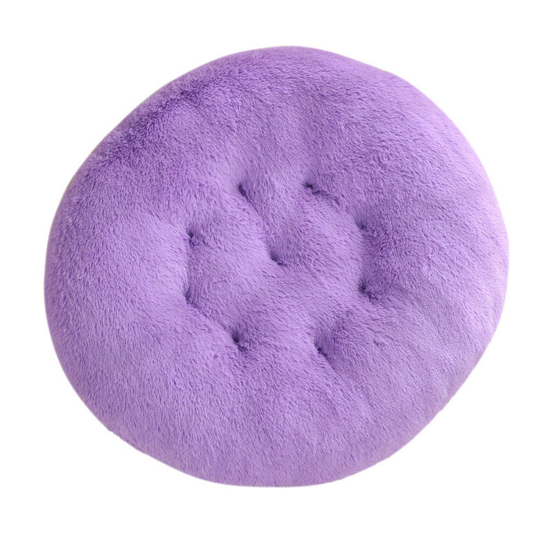 Pet Round Plush Bed Warm Sleep Mat Comfortable Nest