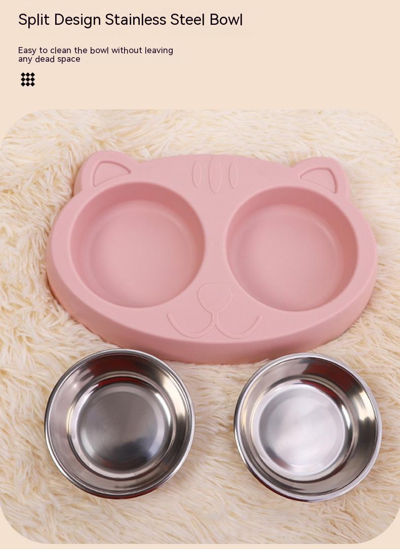 Pet Feeding Water Bowl Rice Basin
