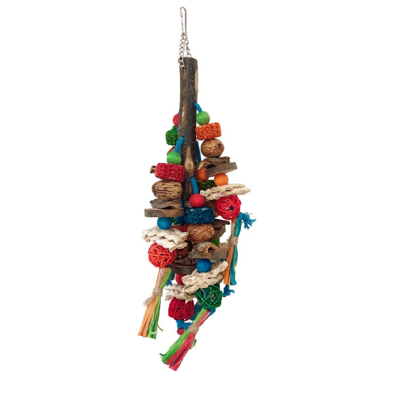Natural Parrot Decompression Chew String Toy