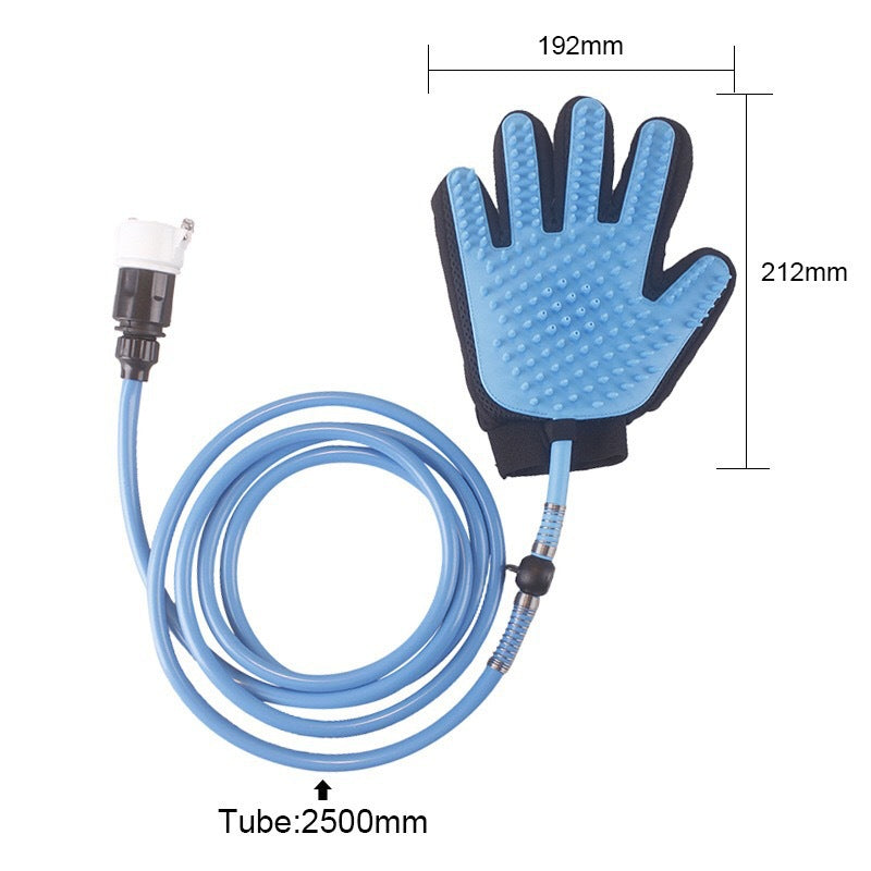 Pet Five Finger Shower Hose Massage Bath Gloves Spray Brush
