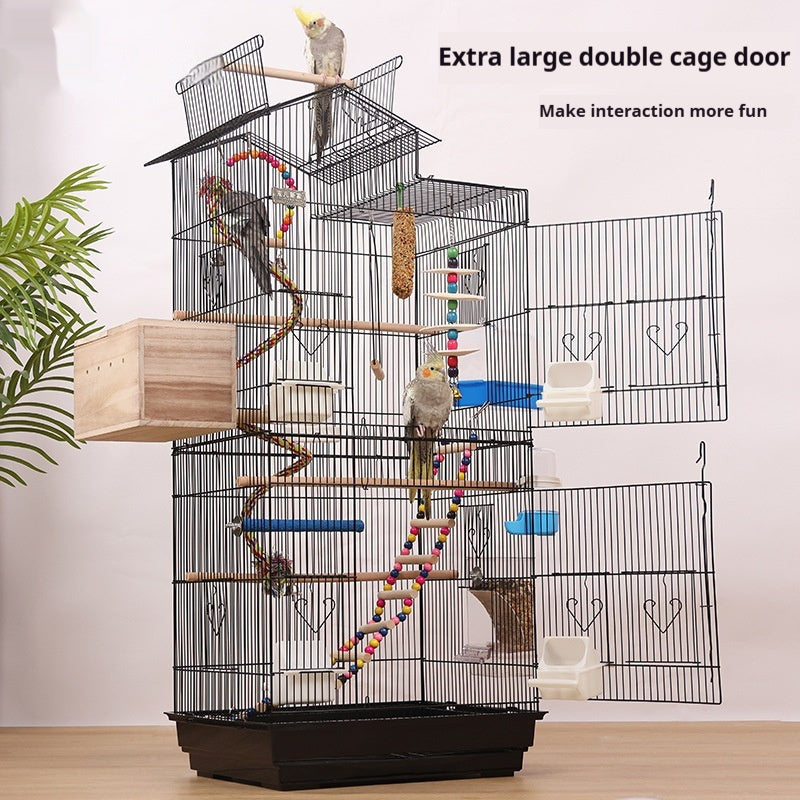 Super Large Luxury Pet Bird Cage Villa Style Breeding Enclosure