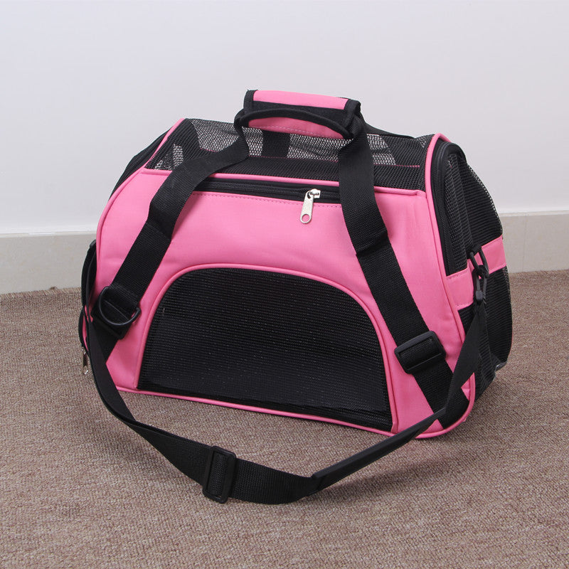 Pet Portable Mesh Travel Carrier Bag