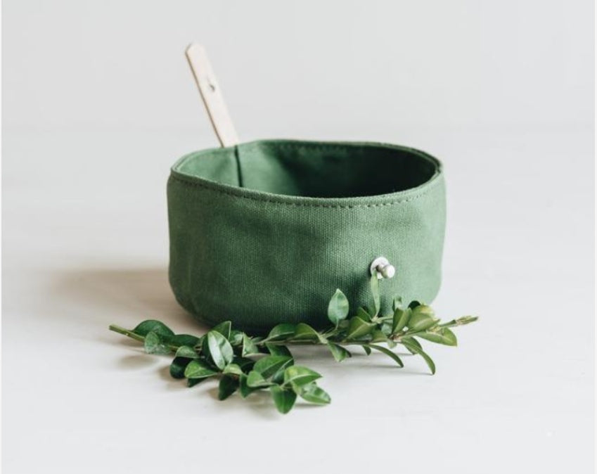Pet Folding Canvas Feeding Bowl Portable Water Food Bag