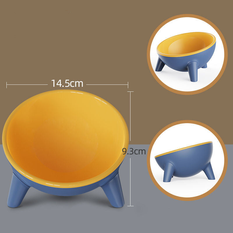 Pet Bowl With Stand Nordic Color Feeding Food Water Holder