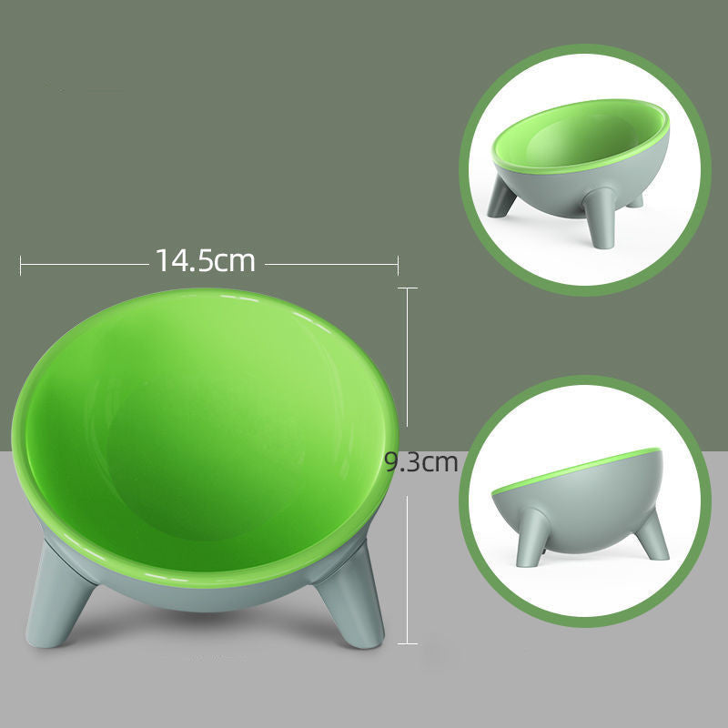 Pet Bowl With Stand Nordic Color Feeding Food Water Holder