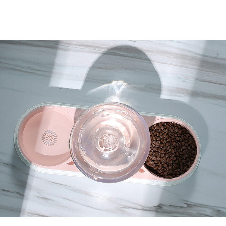 Pet Automatic Water Feeder Bowl Drinking Dispenser Plastic