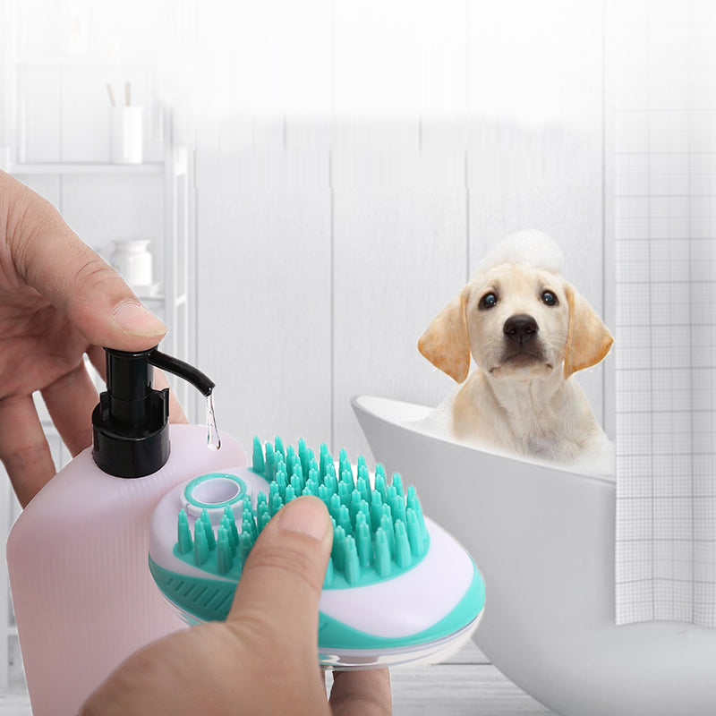 Pet Bath Massage Hair Removal Grooming Brush