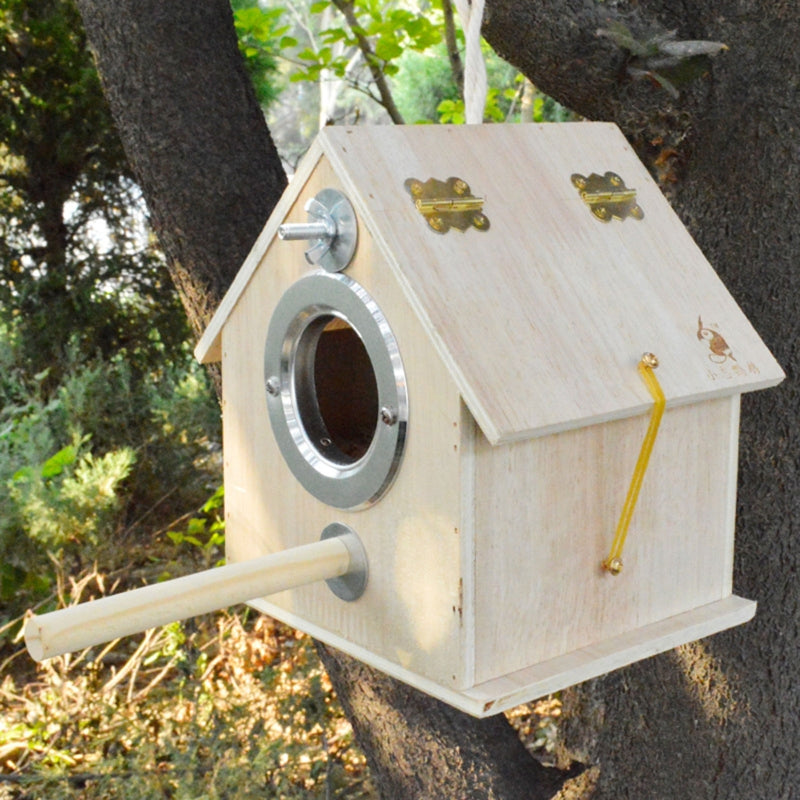 Round Bird Cage Parrot Breeding Nest Box