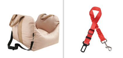 Waterproof Portable Pet Car Safety Seat Carrier Basket