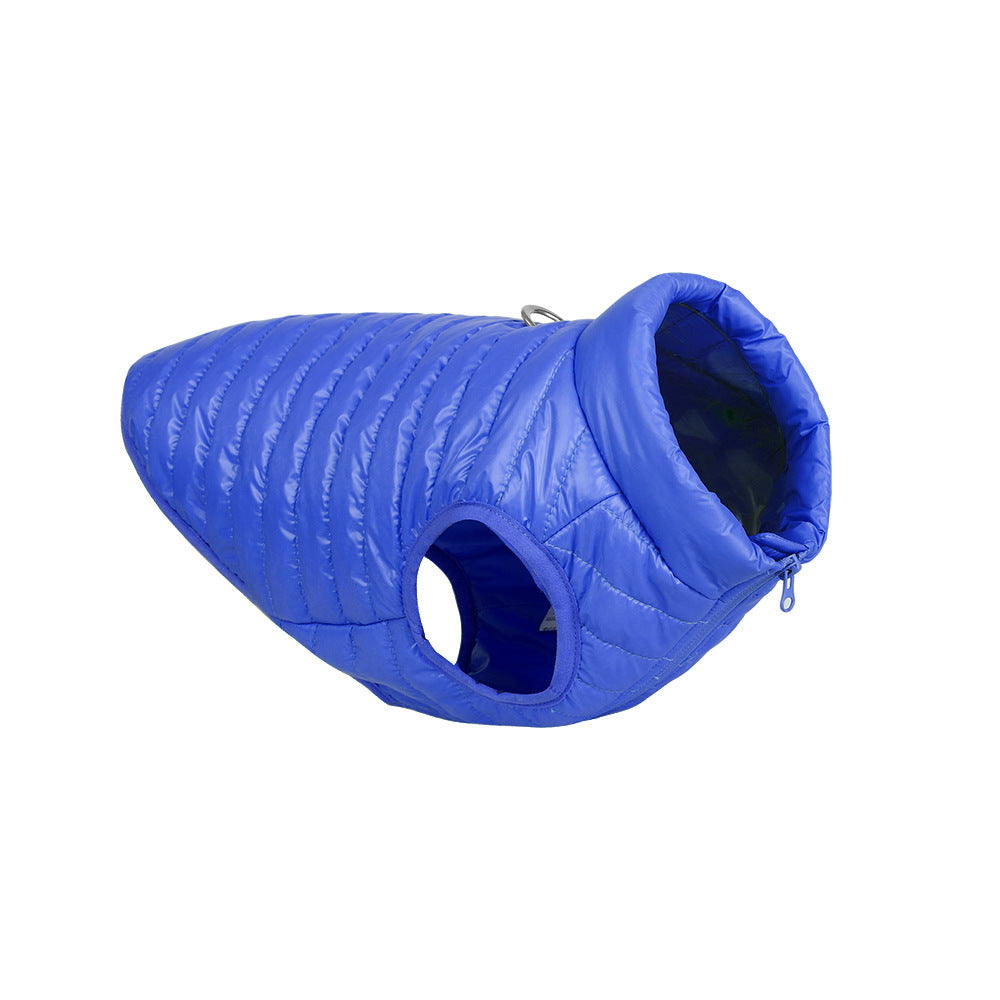 Pet Nylon Zipper Jacket Autumn Winter Warm Clothing Apparel