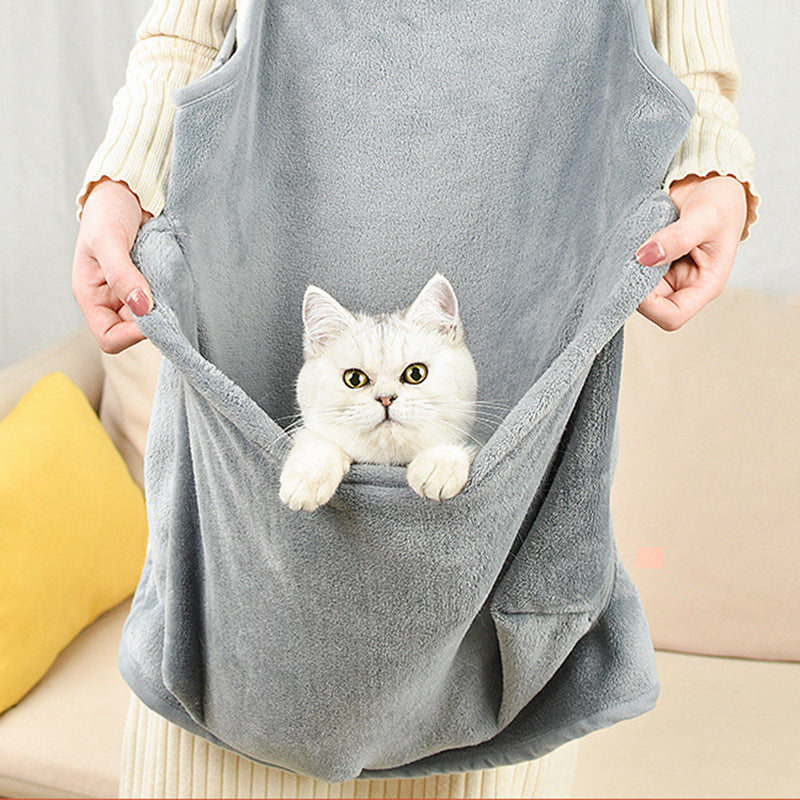 Portable Hanging Pet Travel Carrier Apron Bag