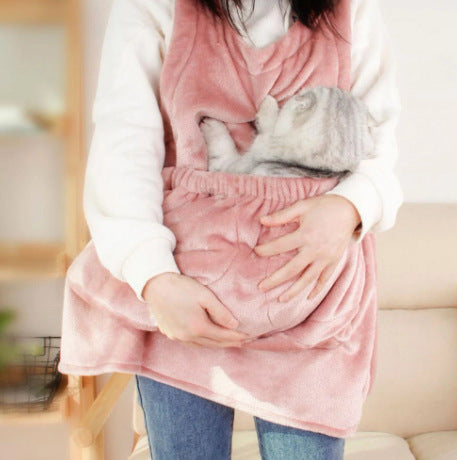 Portable Hanging Pet Travel Carrier Apron Bag