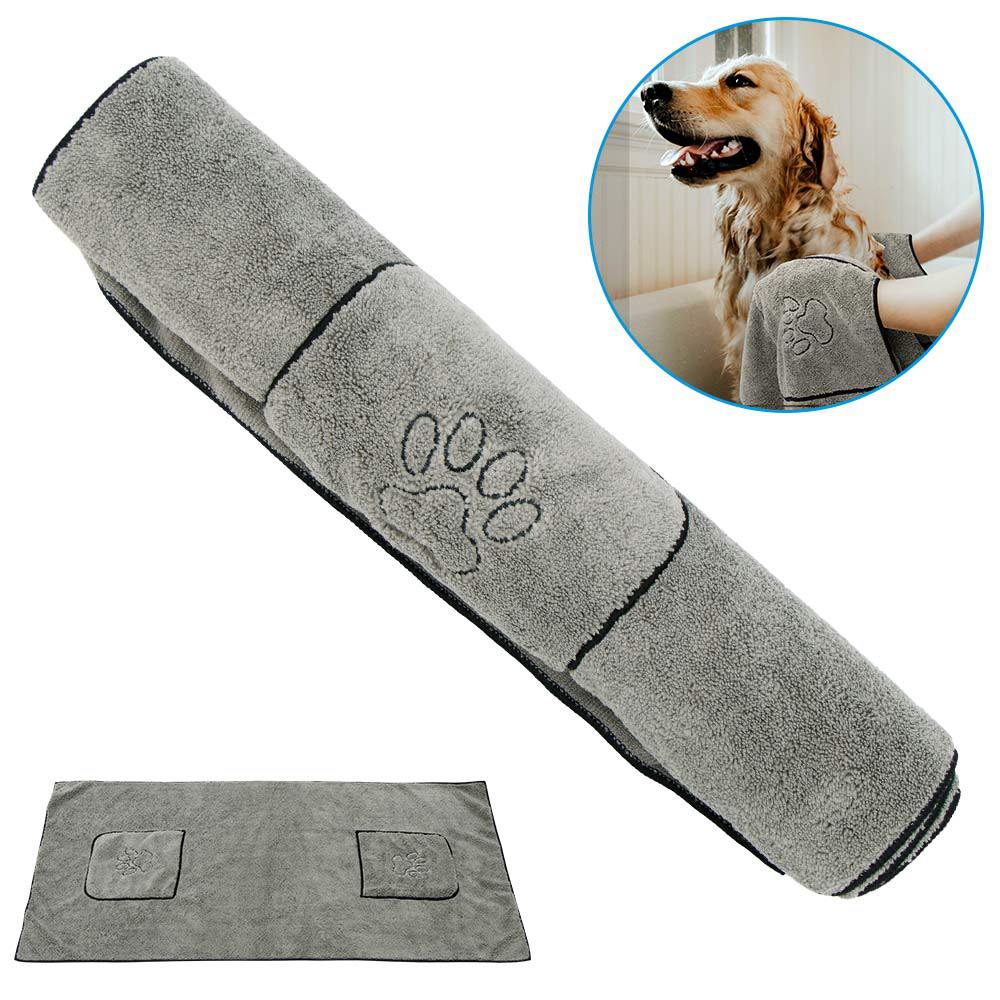 Pet Super Absorbent Bathrobe Bath Towel