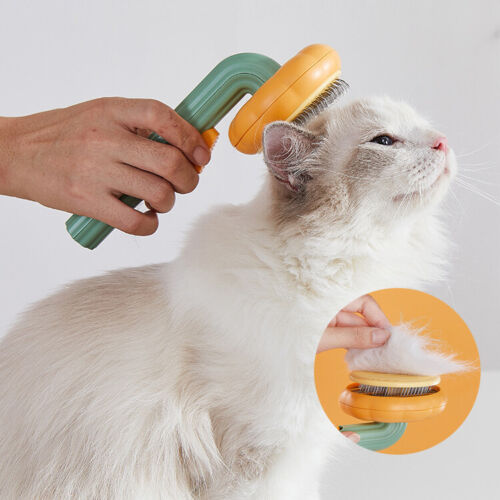 Pet Self Cleaning Slicker Grooming Brush Detangling Shedding Tool