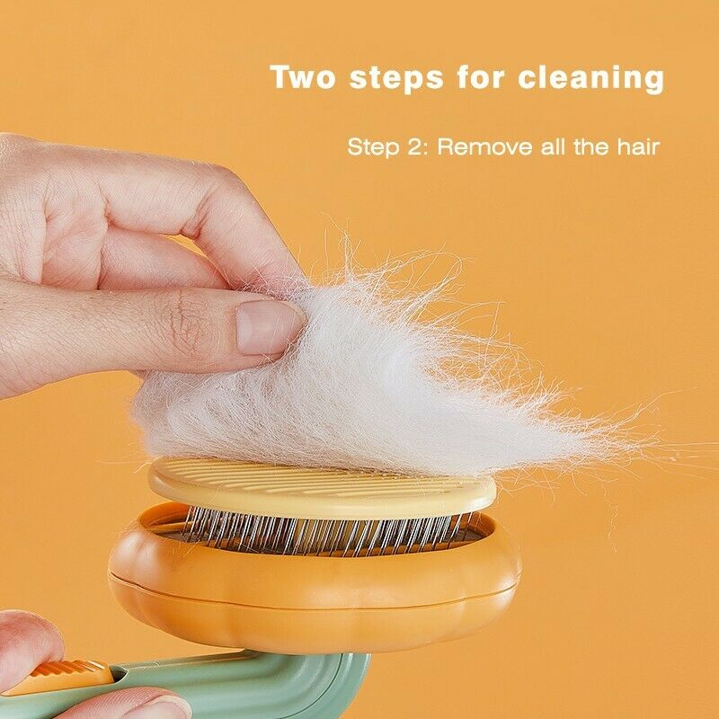 Pet Self Cleaning Slicker Grooming Brush Detangling Shedding Tool
