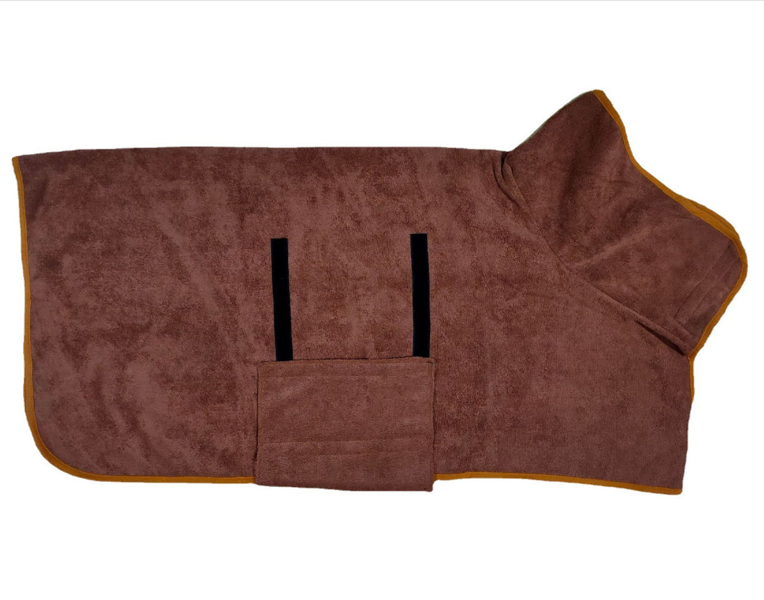 Pet Microfiber Quick Dry Absorbent Bathrobe Grooming Towel