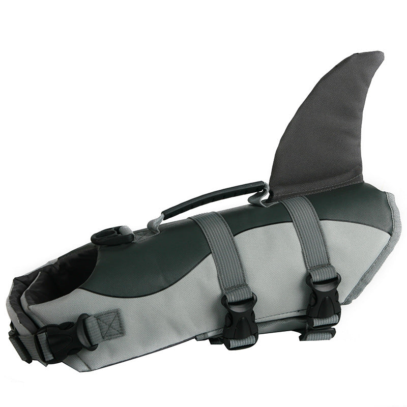 Pet Mermaid Shark Swimming Life Vest Adjustable Safety Jacket