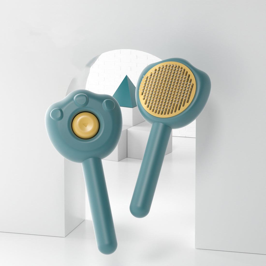 Pet Self Cleaning Grooming Needle Comb Hair Remover Brush Tool