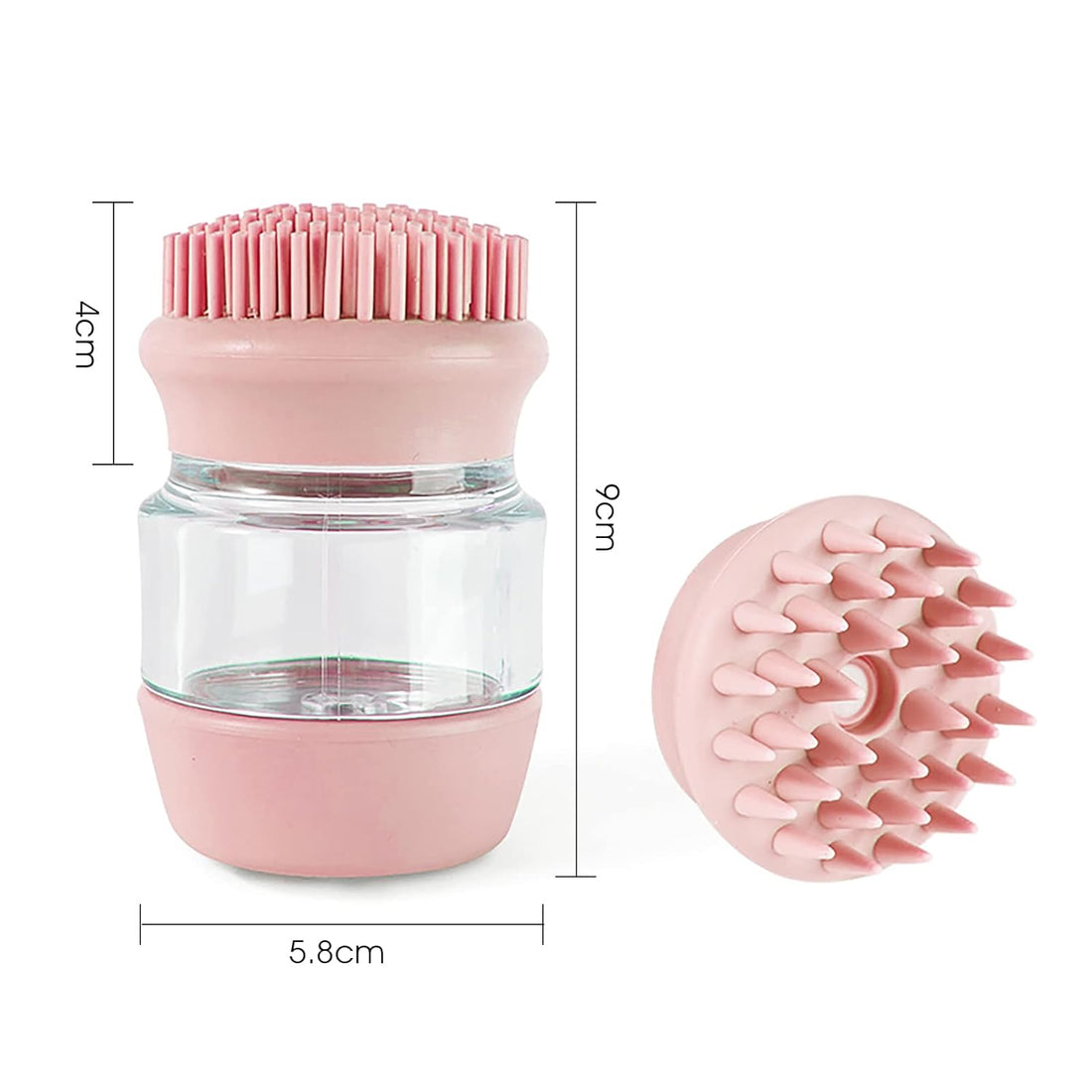 Pet Silicone Bath Grooming Massage Shampoo Dispenser Brush Tool