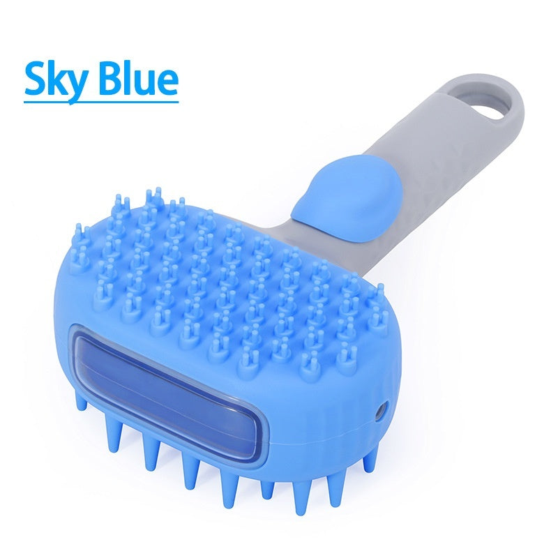 Pet Shower Bath Cleaning Grooming Brush Hair Removal Tool