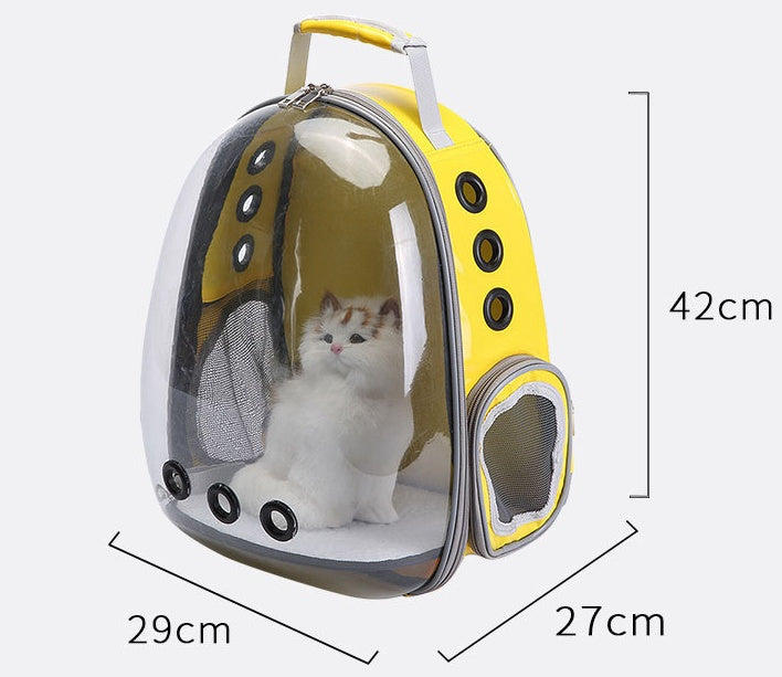 Pet Portable Space Capsule Backpack Carrier Bubble Travel Bag