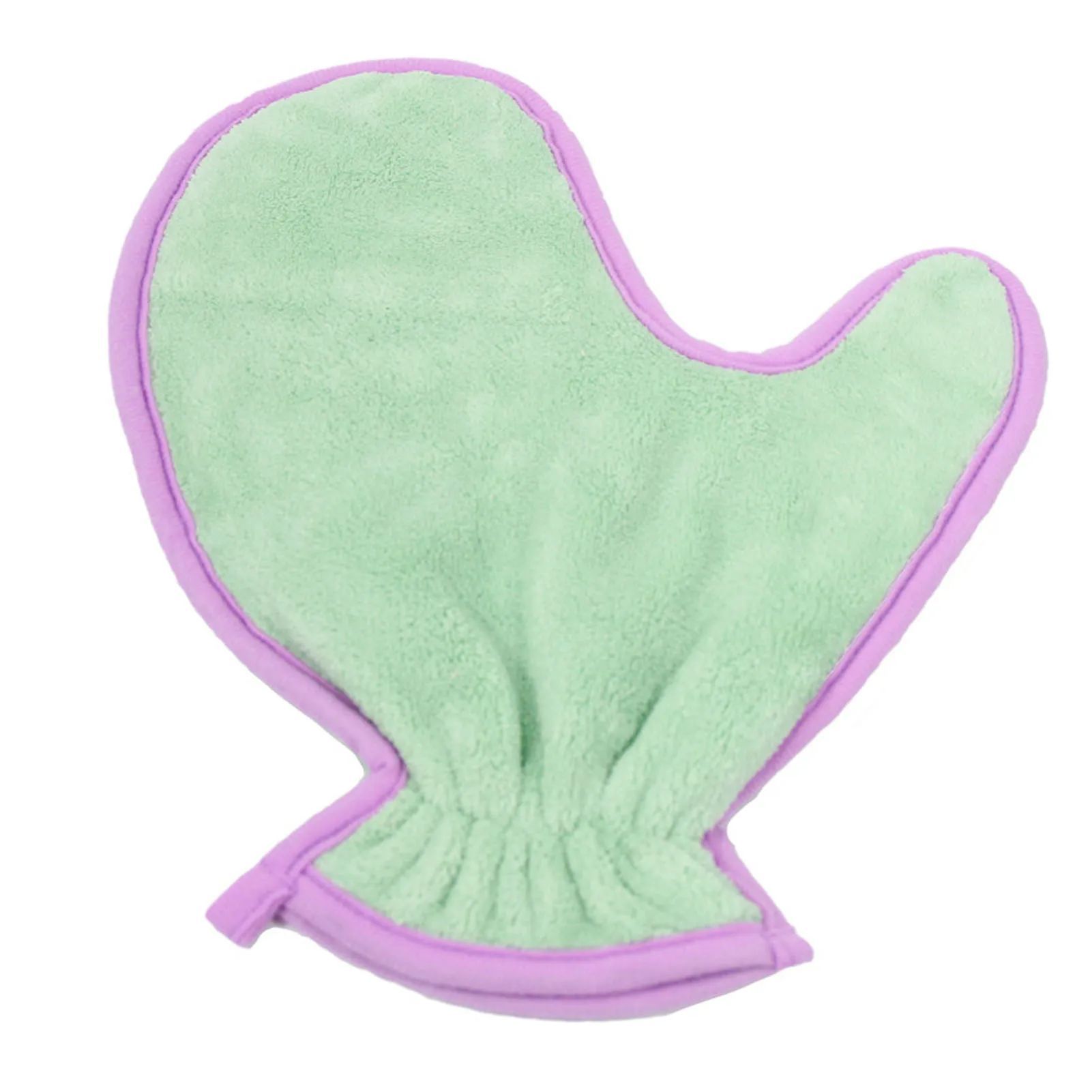 Pet Double Sided Absorbent Fiber Bath Towel Glove Cleaning Cloth