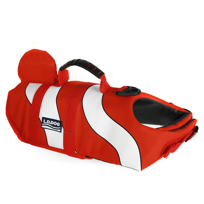 Pet Mermaid Shark Swimming Life Vest Adjustable Safety Jacket