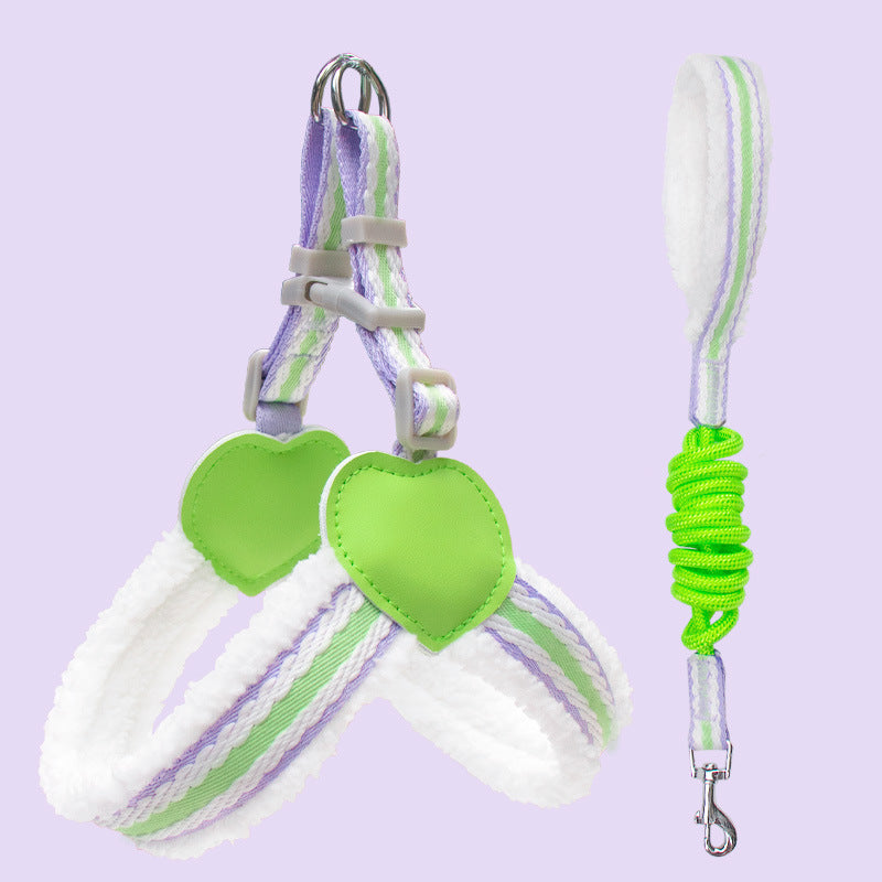 Pet Breathable Chest Vest Walking Leash Harness Strap