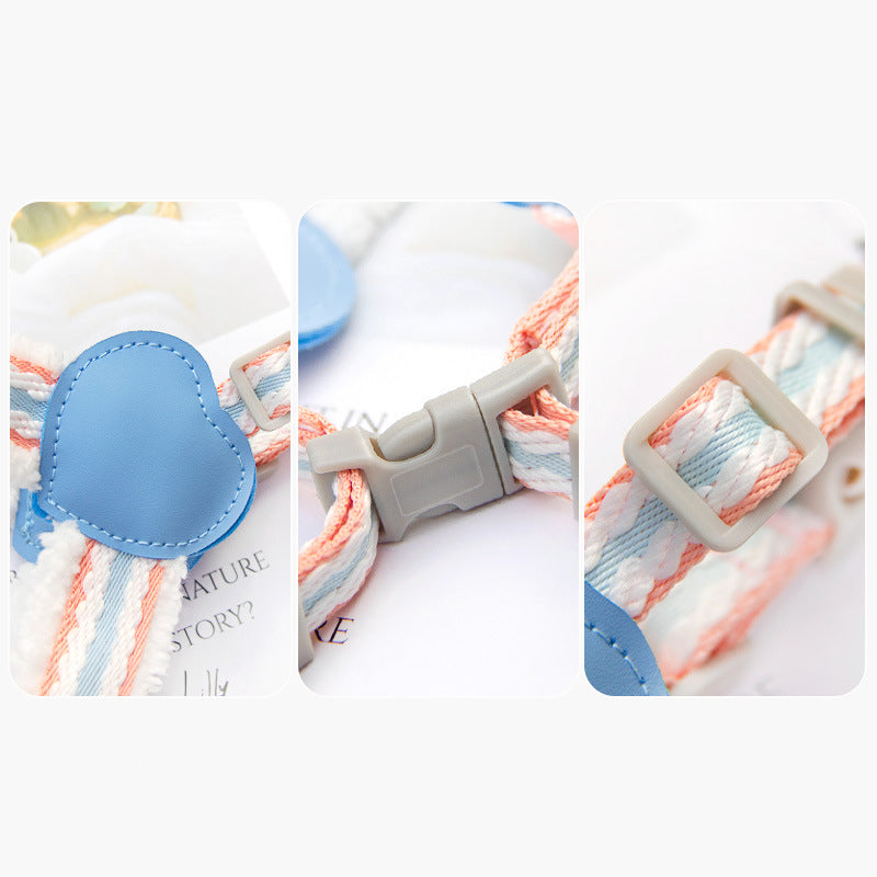 Pet Breathable Chest Vest Walking Leash Harness Strap