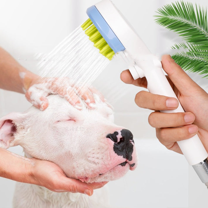 Pet Bath Massage Shower Grooming Comb Brush Cleaning Tool