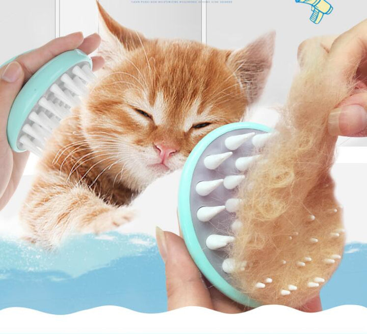 Pet Massage Bath Grooming Shower Cleaning Brush Comb Tool