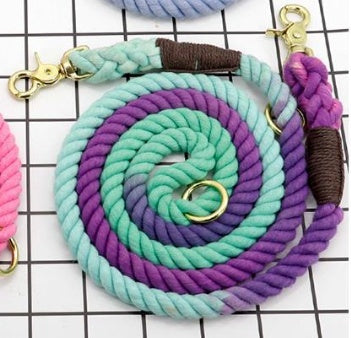 Multi Color Cotton Pet Long Durable Control Leash