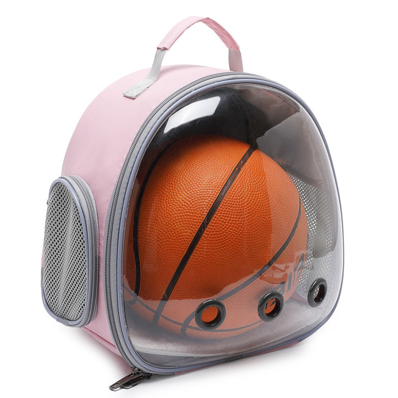 Transparent Small Animal Pet Backpack Carrier Travel Cage