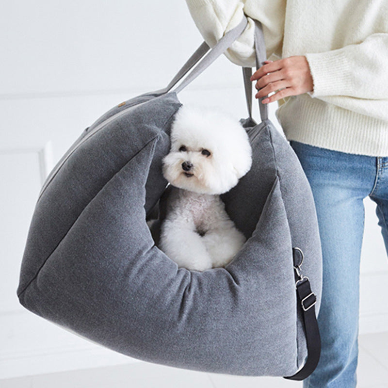 Waterproof Portable Pet Car Safety Seat Carrier Basket