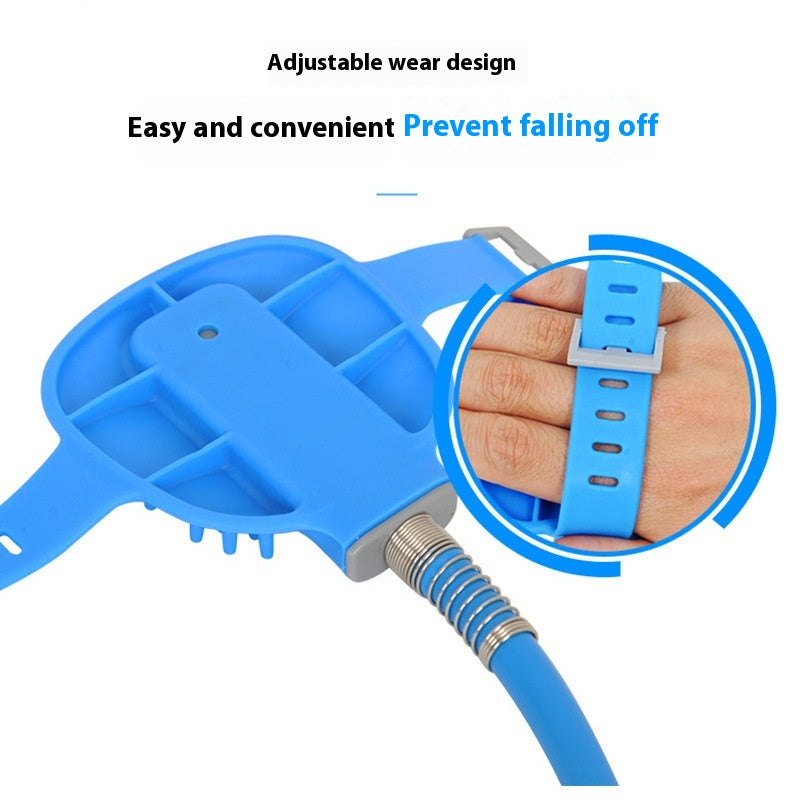 Pet Silicone Bath Massage Shower Grooming Gloves Brush Tool