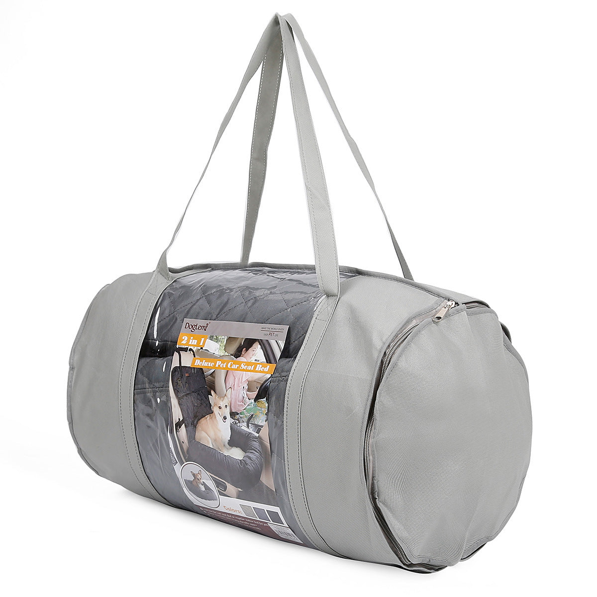 2 In 1 Foldable Pet Car Seat Bed Carrier Mattress