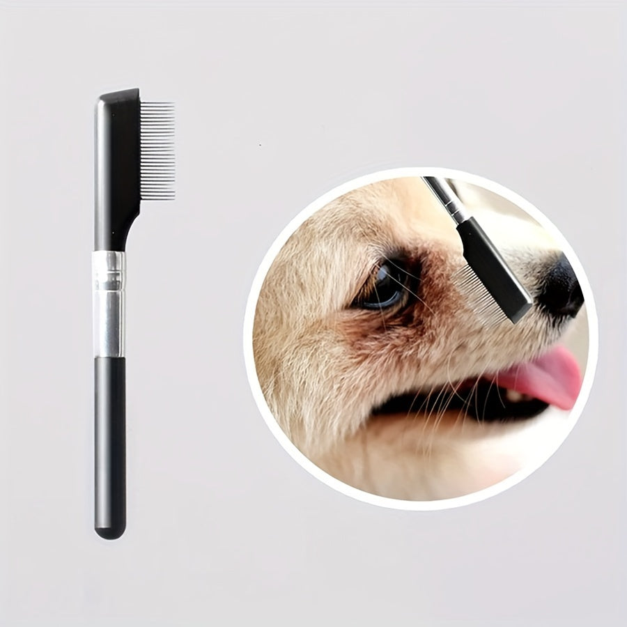 Pet Soft Eye Grooming Tear Stain Remover Comb Brush Tool