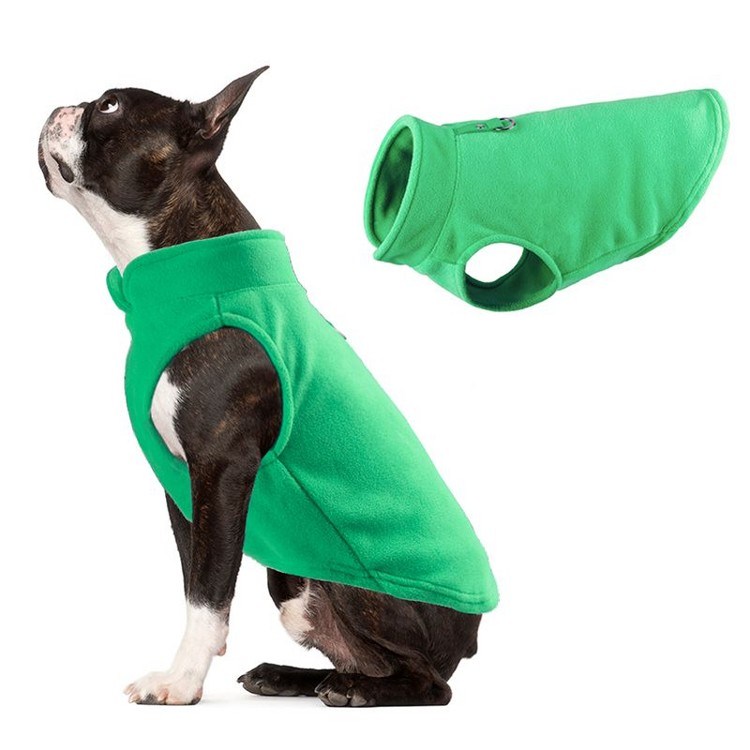 Fleece Pet Clothes Warm Coat Jacket Vest Apparel